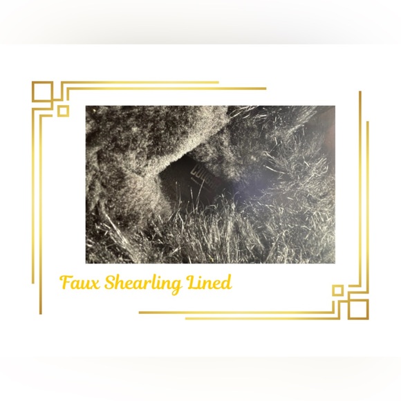 Cougar Wedge Heel Fur Trimmed Anklet Boots - Picture 5 of 5